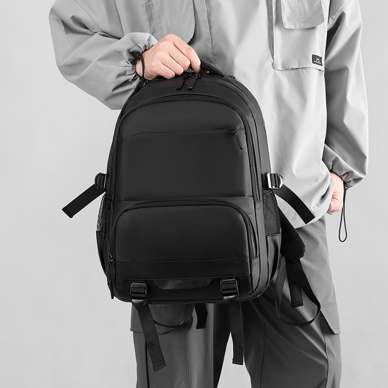 Men's College Solid Color Large Capacity Computer Bags