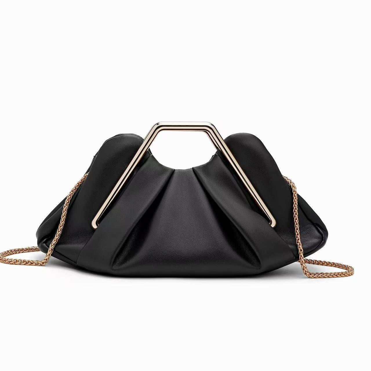 Women's Soft Leather Niche Cloud Party Senior Bags