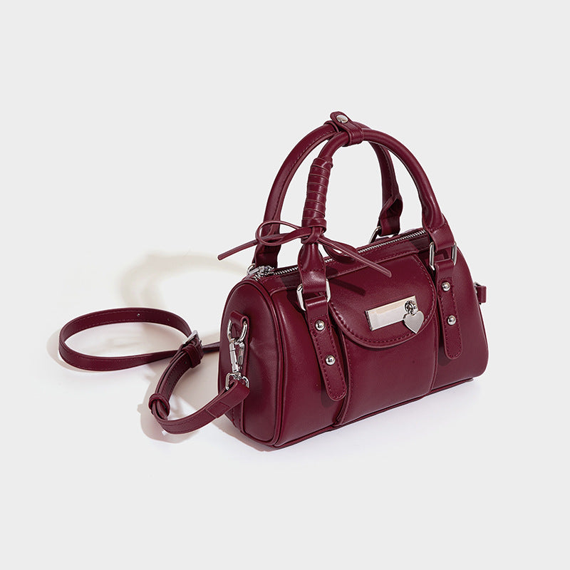 Women's High-grade Boston Fashion Minority Design Portable Bags
