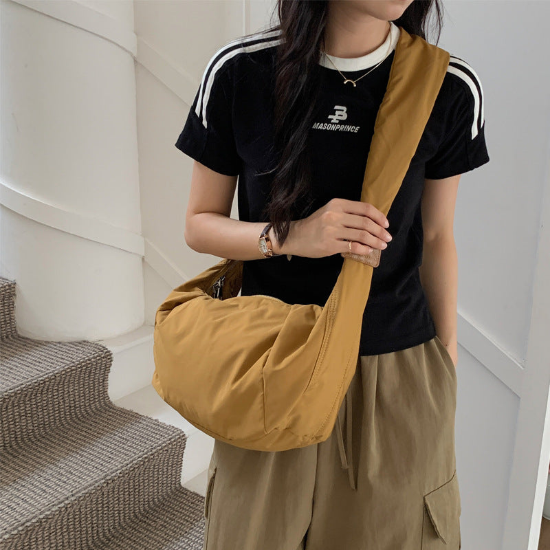 Waterproof Nylon For Boys Oblique Pattern Bags