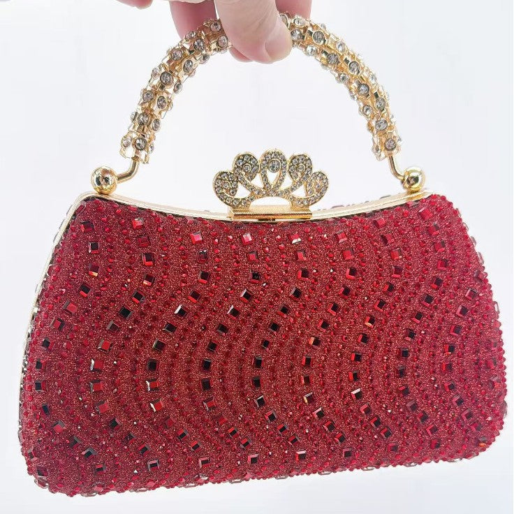 Women's High-grade Light Luxury Diamond Banquet Fashion Dinner Bag
