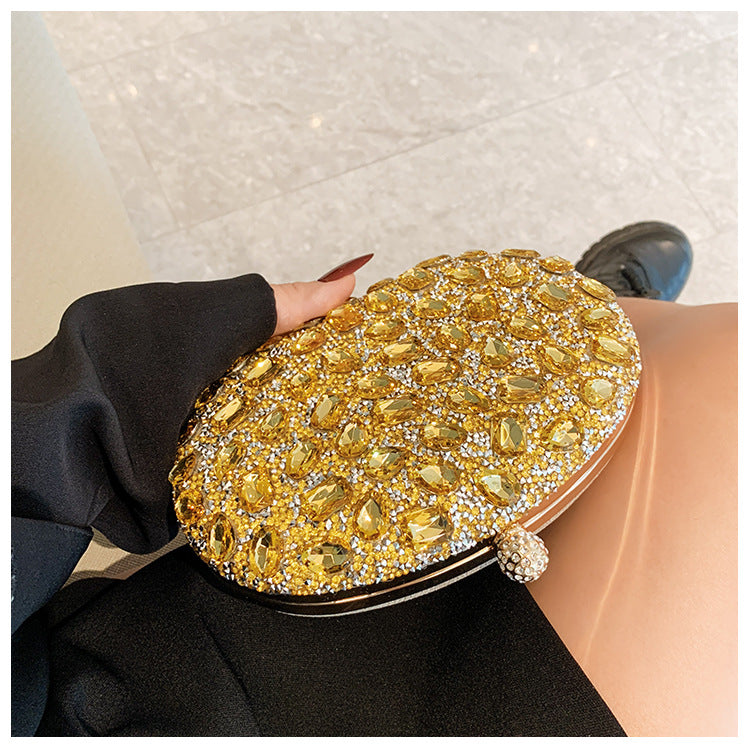 Women's Diamond Fashion Banquet Dress Full Dinner Bag