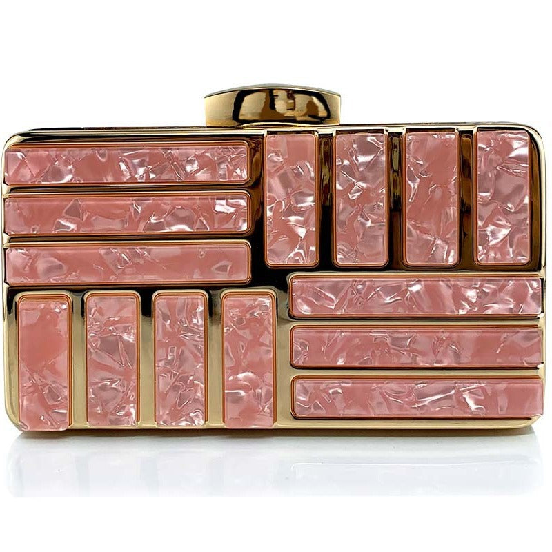 Women's Acrylic Imitation Shell Dress Simple Style Bags
