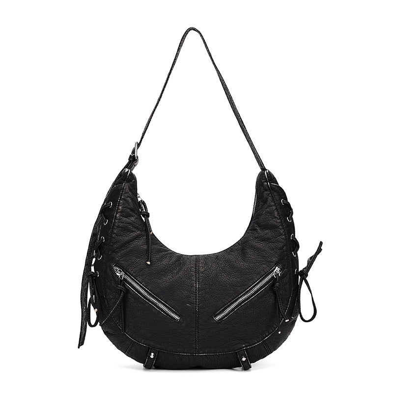Women's Fashion Dumpling Crescent Underarm Leopard Cross Women's Shoulder Bag