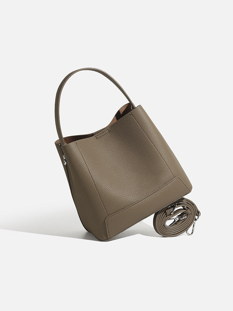 Women's Soft Leather Large Capacity Versatile Women's Handbag