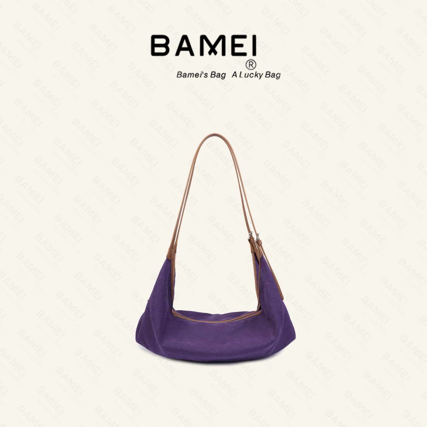 Eight Ramie Fashion Simple Lightweight Exquisite Women's Messenger Bag