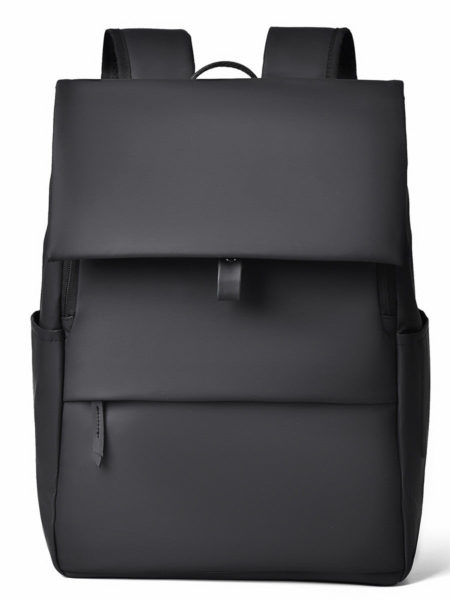 Men's Fashion Business Commute Computer Magnetic Flip Leisure Backpack