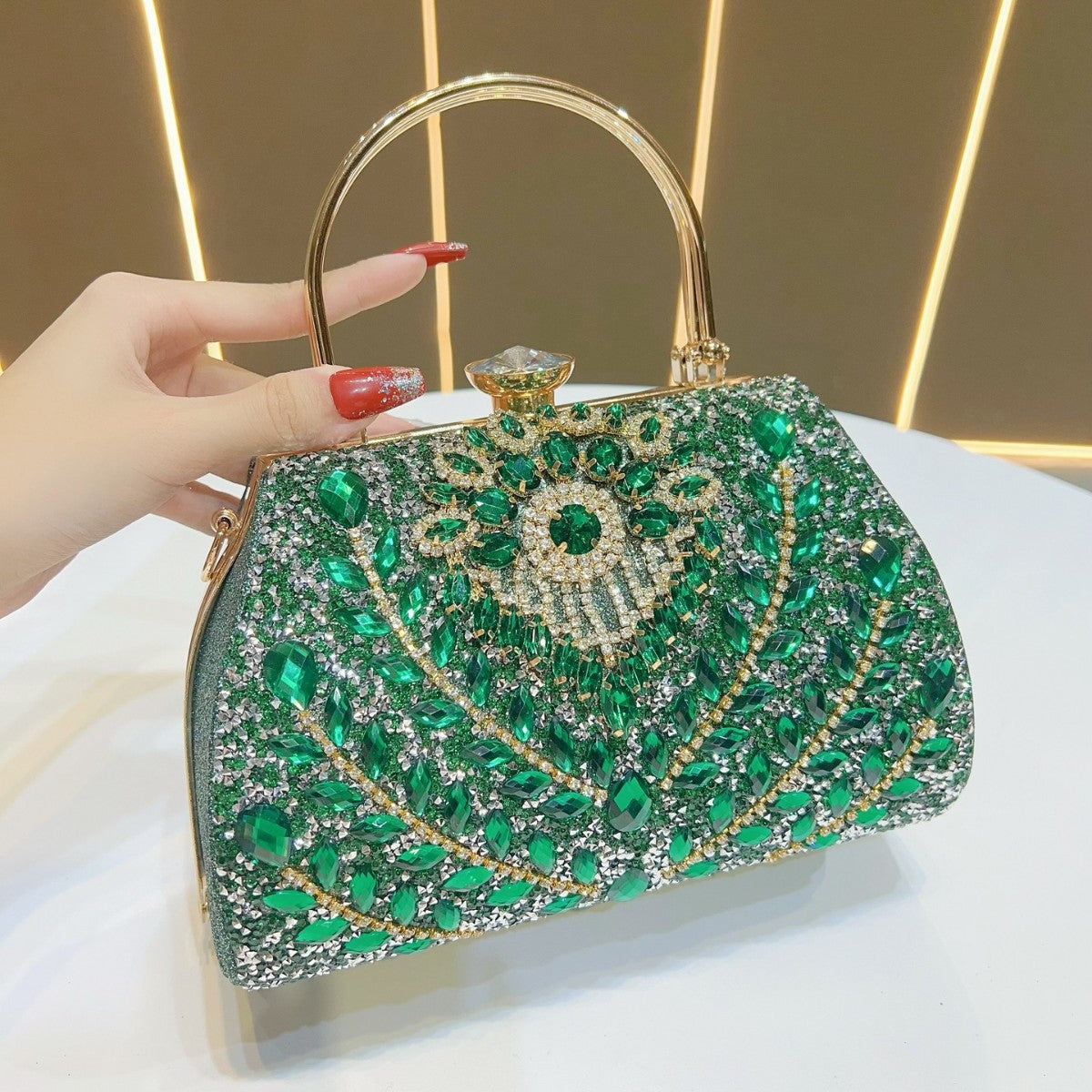 Women's Clutch Cheongsam Large Capacity High-grade Light Bags