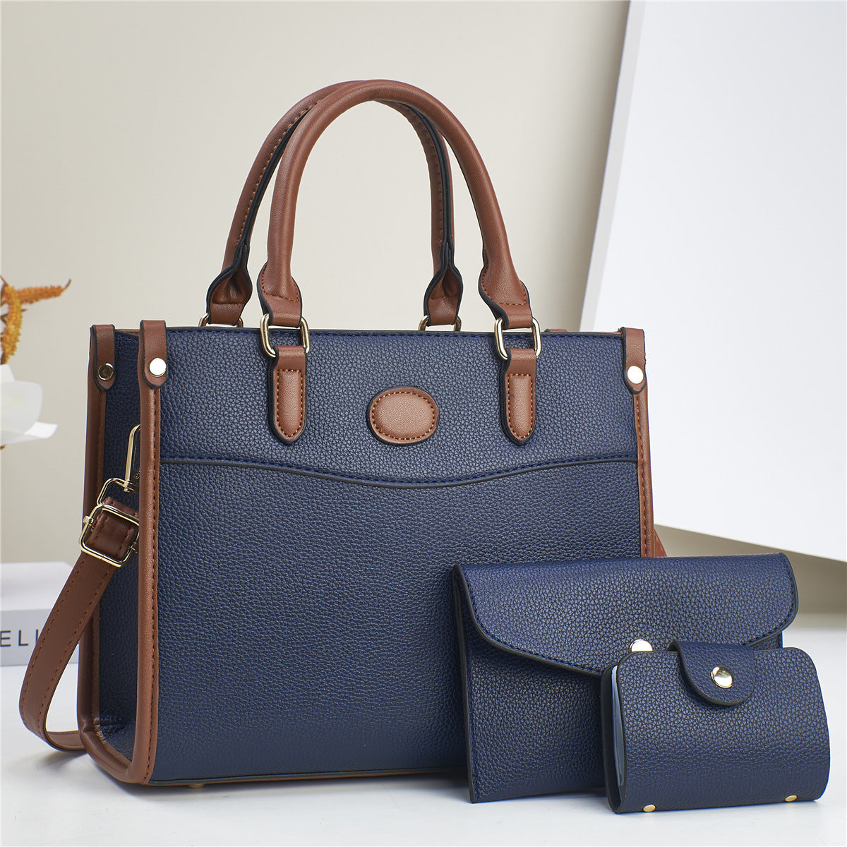 Trendy Women's Three-piece Fashion Versatile High-grade Shoulder Bags