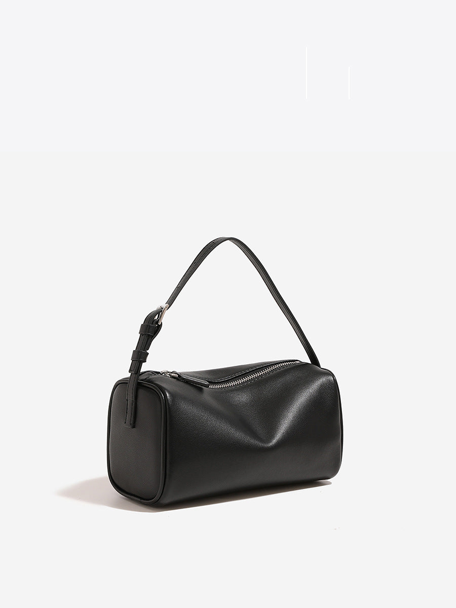 Women's First Layer Cowhide Hand Carrying Suede Pen Women's Messenger Bag