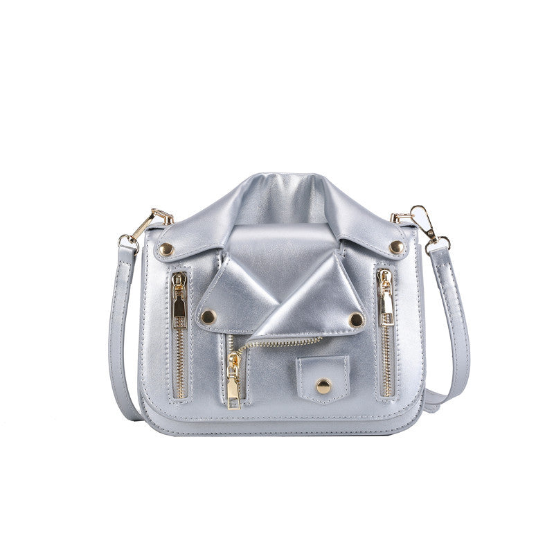Women's Personality Trendy Fashion Zipper Creative Clothes Women's Messenger Bag