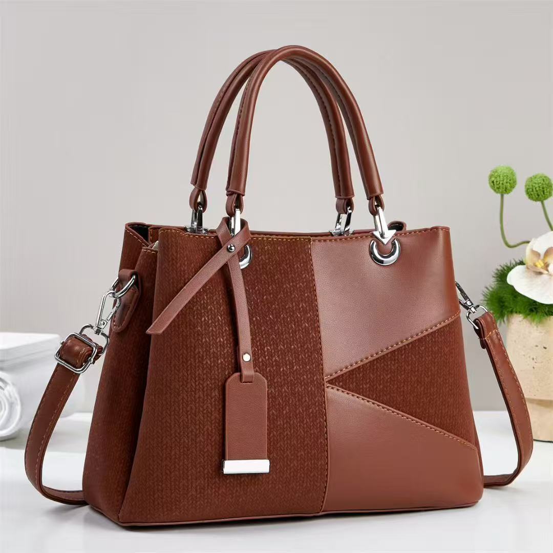 Women's Female Denim Boston Retro Hand Holding Women's Handbag