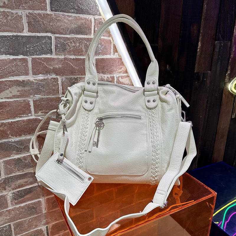 Textured Western Elegance Large Fashionable Trendy Tote Bag