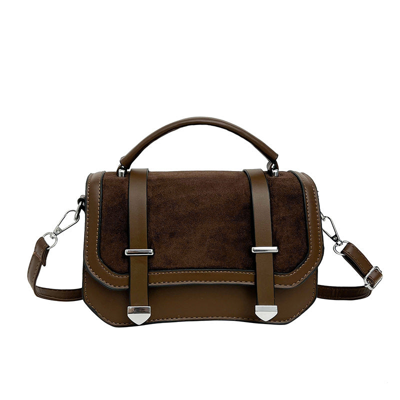 Women's Stitching Contrast Color Portable Advanced Texture Women's Shoulder Bag