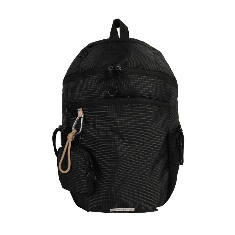 Women's & Men's Simple Nylon Lightweight Large Capacity Junior's Leisure Backpack