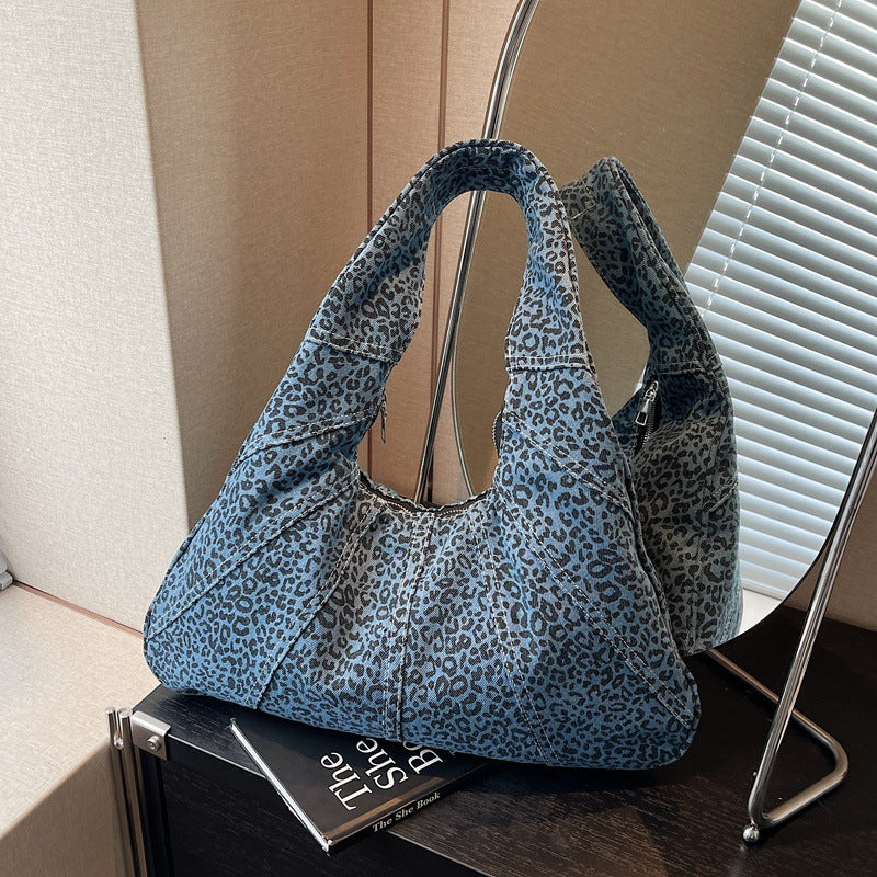 Women's Leopard Print Large Capacity One Fashion Sense Class Women's Shoulder Bag