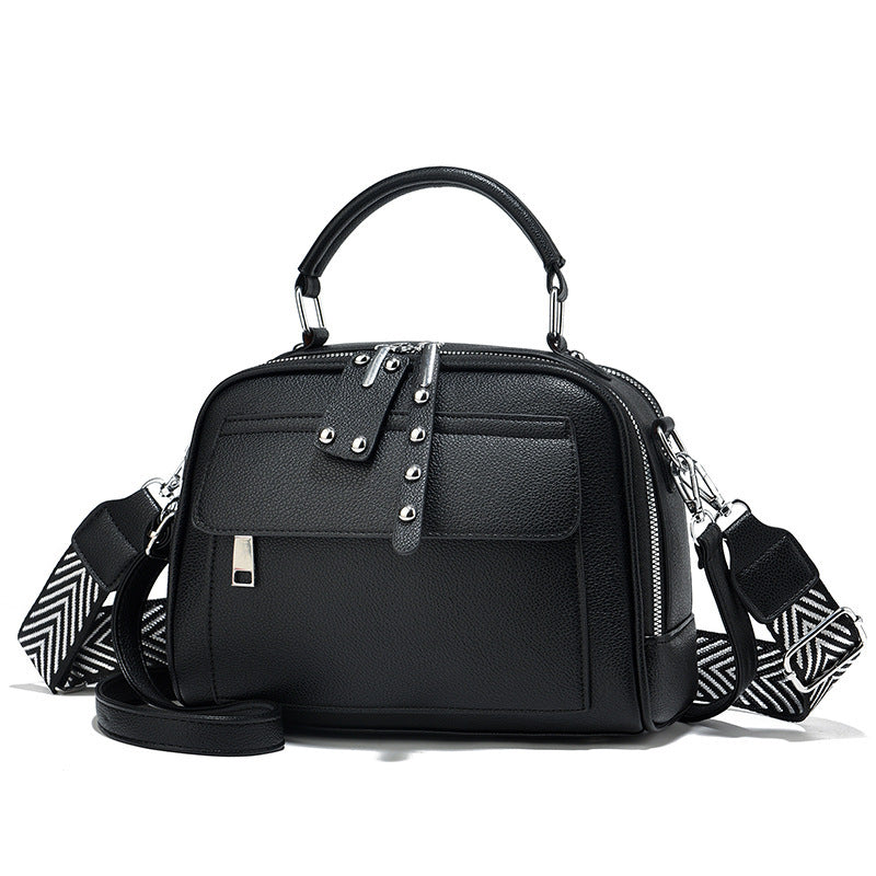 Women's Stylish Texture Portable Simple Large Capacity Women's Messenger Bag