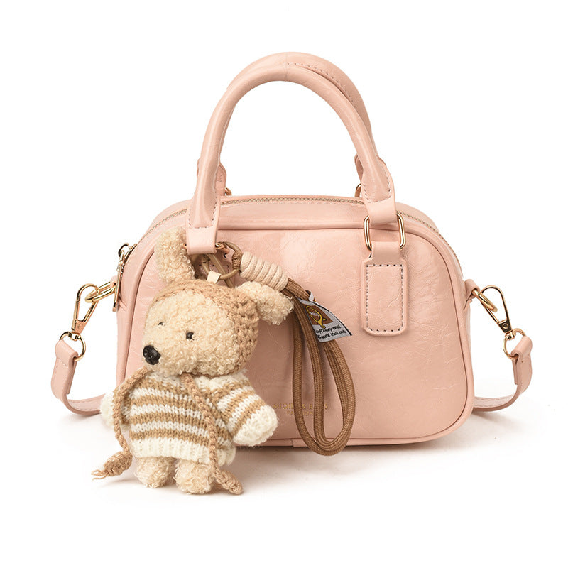 Women's Fashion Portable Bowling Early Spring Korean Style Simple Women's Messenger Bag