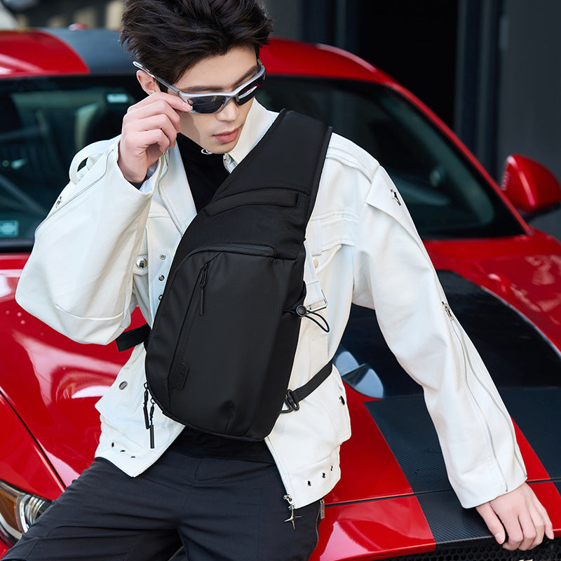 Men's Large Capacity Korean Oxford Cloth Waterproof Men's Chest Bag