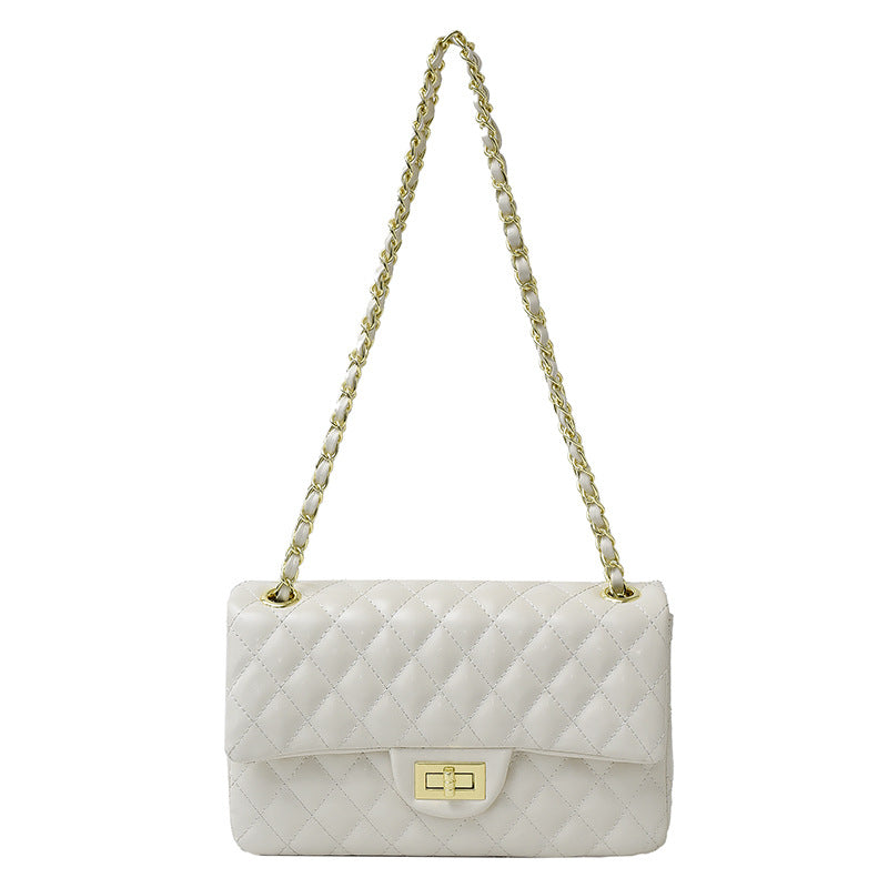 Women's Classic Style Rhombus Chain Summer Flap Women's Shoulder Bag
