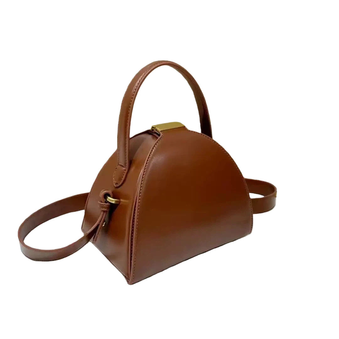 Women's French Style Semicircle Box High-grade Portable Niche Women's Handbag