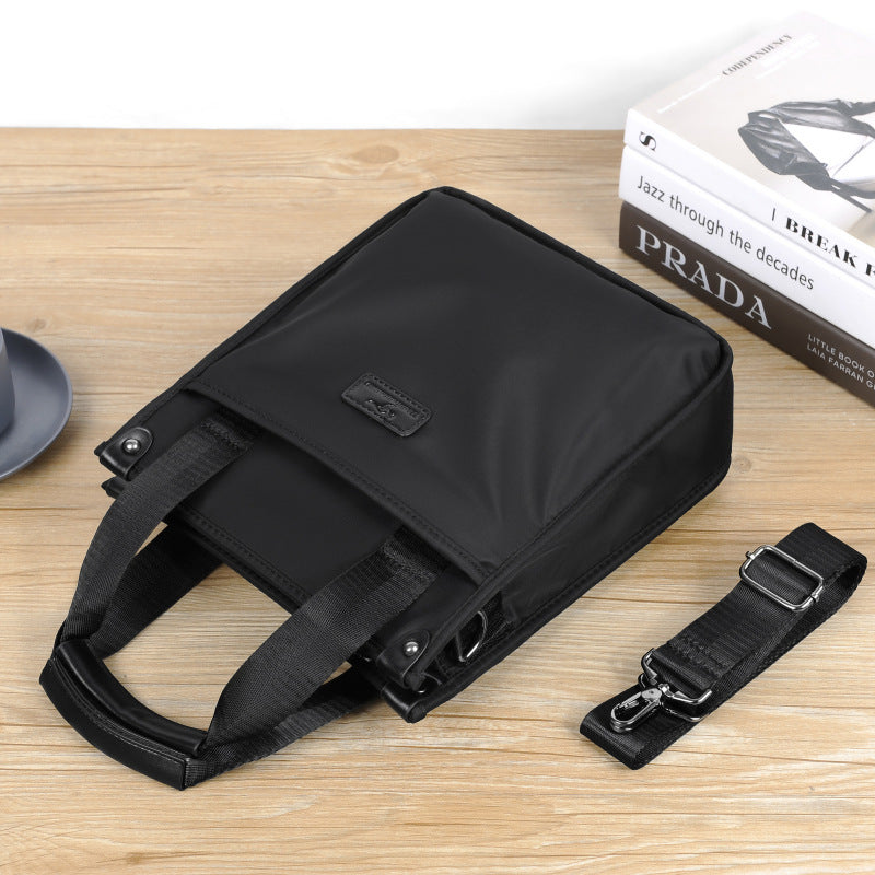 Stylish Men's Canvas Water-repellent Business Document Men's Tote