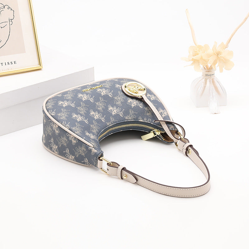 Women's Underarm Baguette Dumpling Niche Hobos Women's Shoulder Bag