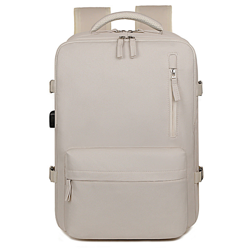 Men's Large Capacity Waterproof Rechargeable Computer Business Leisure Backpack