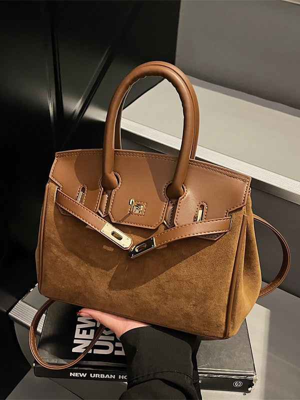 Women's Texture Portable Kelly High-grade Large Capacity Bags