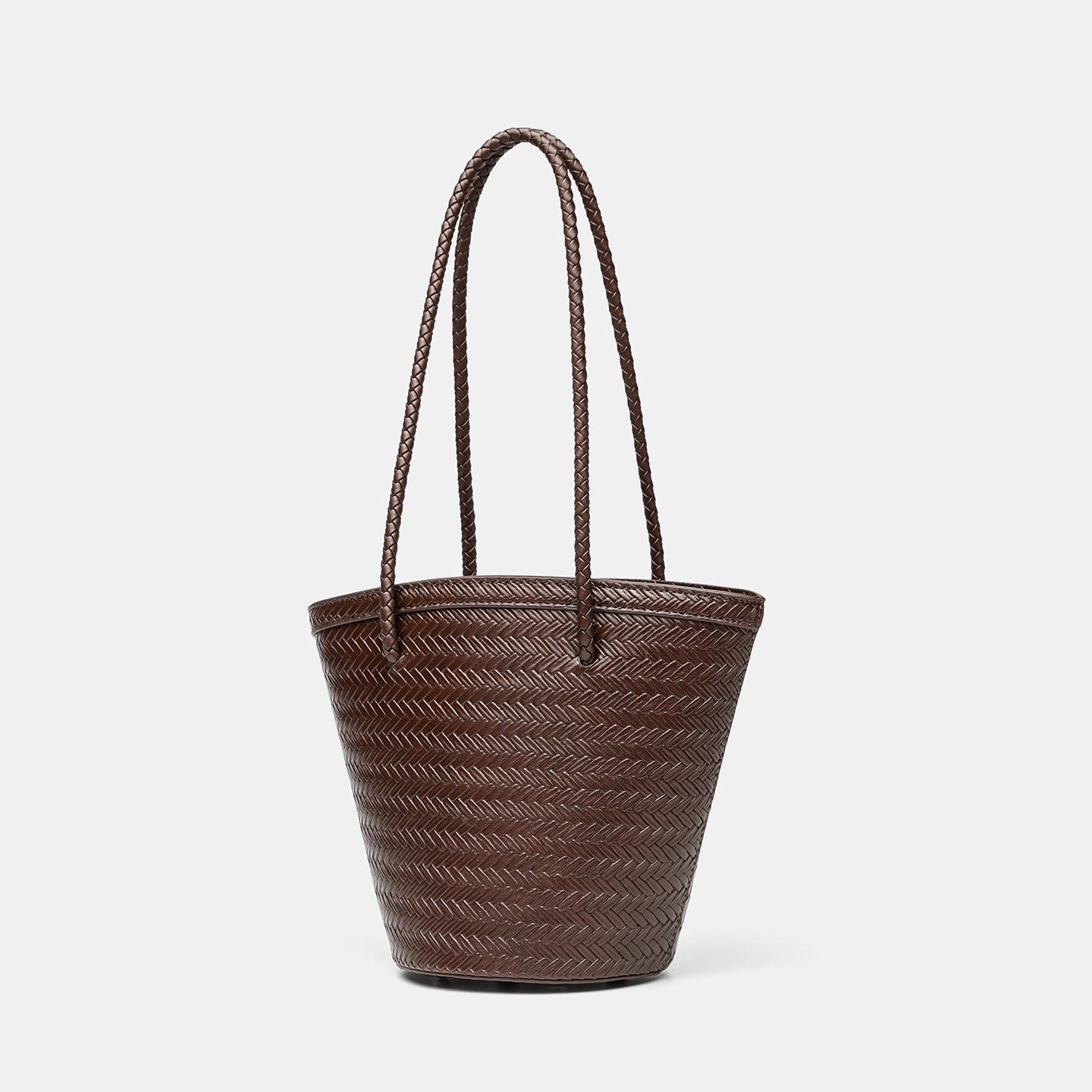 Autumn Niche High-grade Woven Vegetable Basket Simple Commute Portable Women's Shoulder Bag