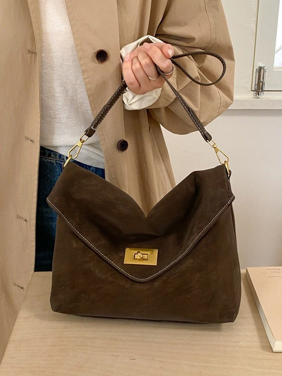 Women's Large Capacity Light Luxury Texture Underarm Lazy Women's Shoulder Bag