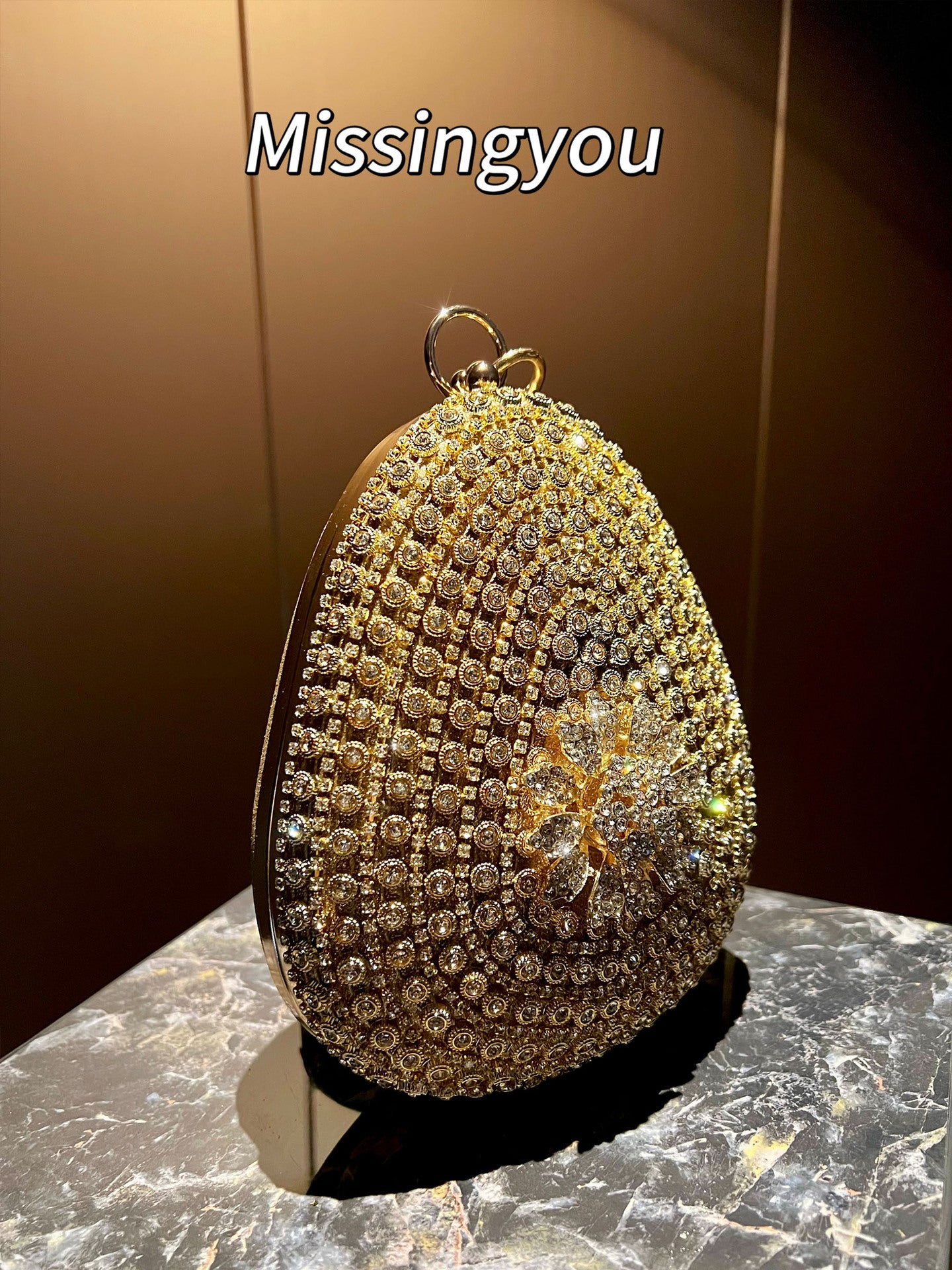 Women's Rhinestone Fashionable Elegant Clutch Light Luxury Dinner Bag