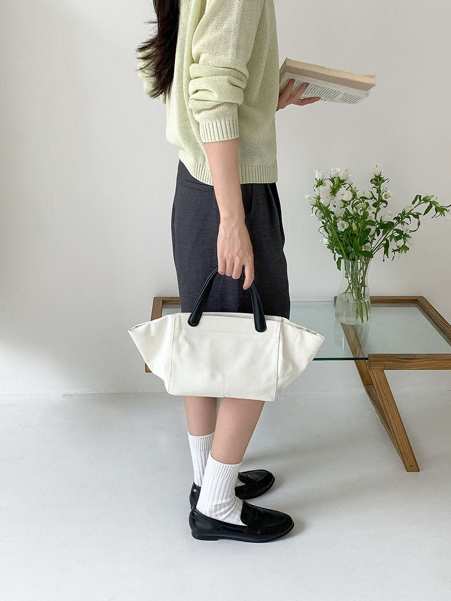 Women's Lazy Large Capacity Artistic Canvas Commute Women's Handbag