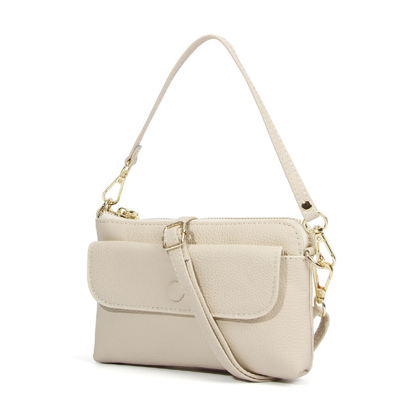 Women's Cell Lightweight Summer First Layer Cattlehide Fashion Simple Women's Messenger Bag