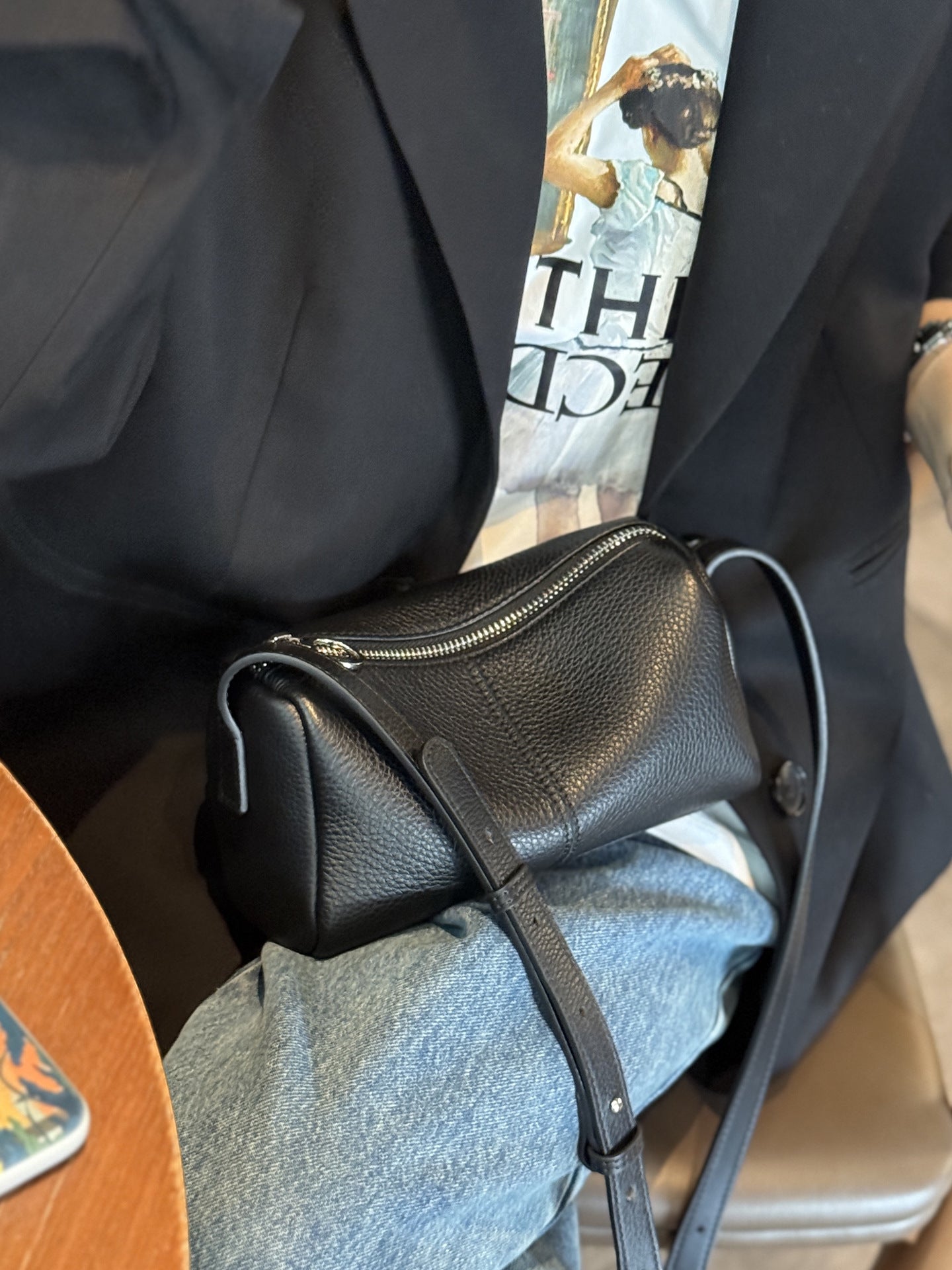 Women's Toast White Commuter Underarm Pillow Pure Women's Leather Bag
