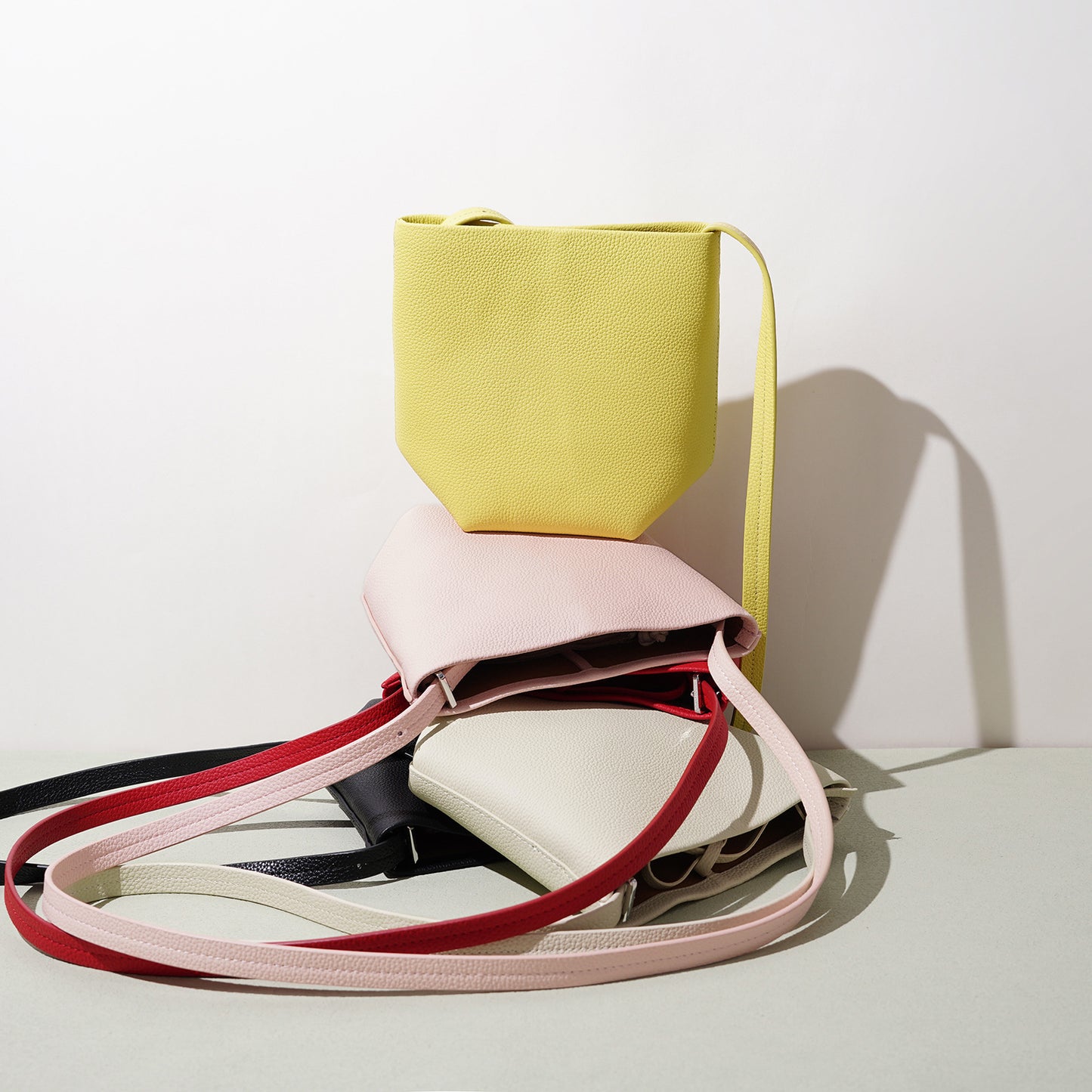 Women's Korean Simple Mobile Genuine Leather Minimalist Women's Shoulder Bag