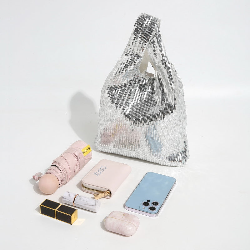 Women's Personalized Hand Portable Sequin Fashion Vest Bags