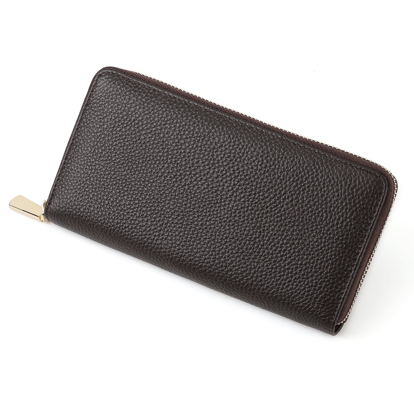 Women's Genuine Leather Lychee Pattern Large Capacity Change Coin Purses