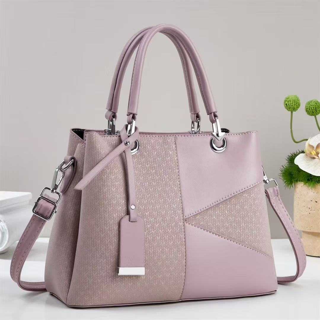 Women's Female Denim Boston Retro Hand Holding Women's Handbag
