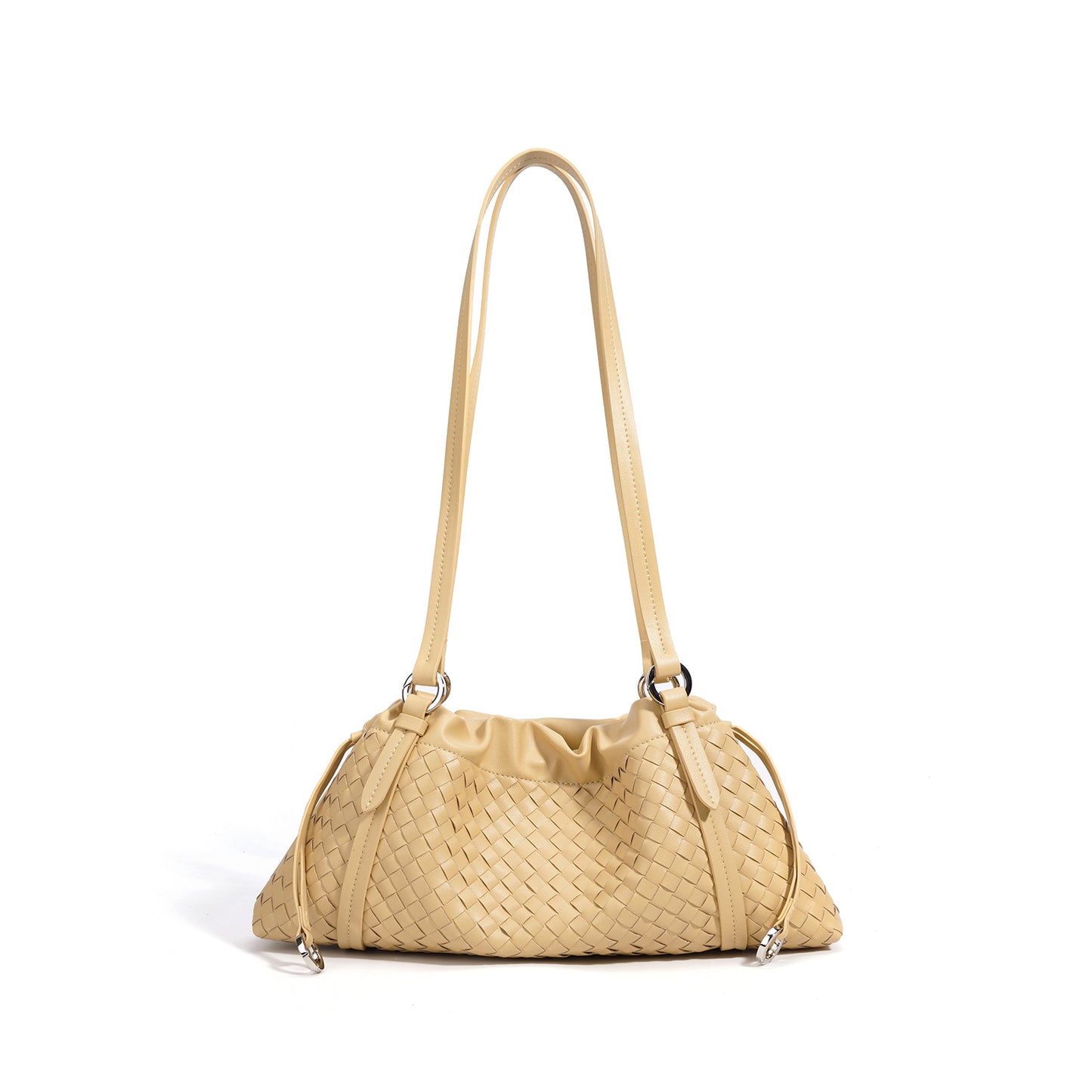 Genuine Leather Fashion Classic Pleated Design Premium Bags