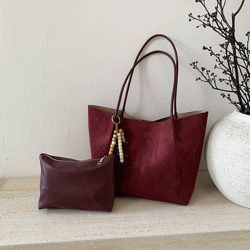 Women's Retro High Sense Large Capacity Commuter Tote Bags