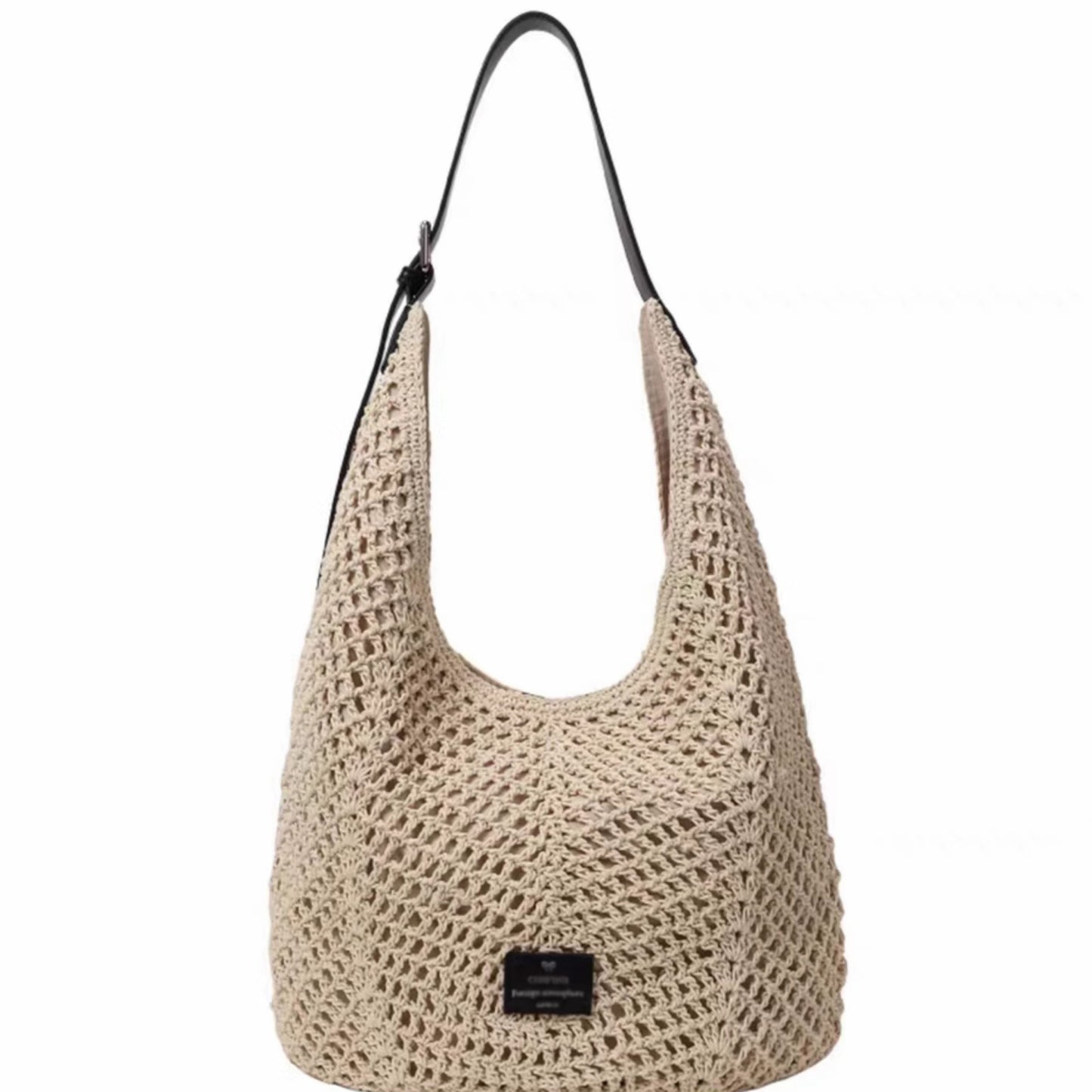 Women's Woven Large Capacity Korean Style Niche Bags