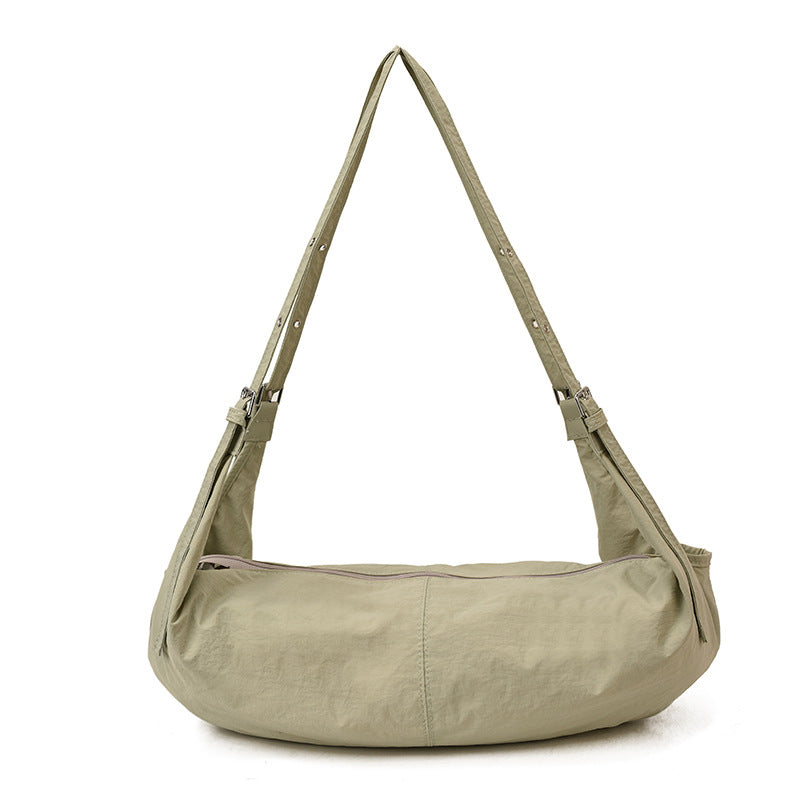 Women's Large Capacity Nylon Cloth Korean Style Lazy Commute Leisure Women's Messenger Bag
