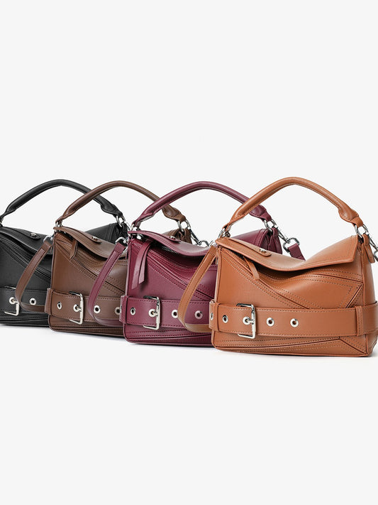 Versatile Geometric Fashionable High-grade Callie Motorcycle Bags