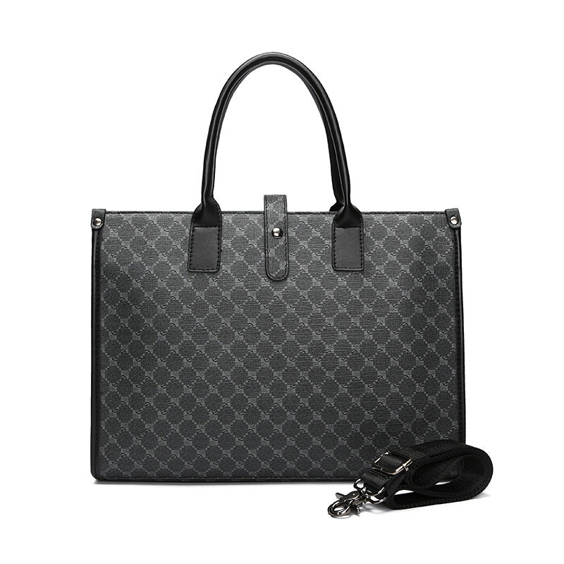 Men's Retro Business Korean Document Fashion Commuter Men's Tote