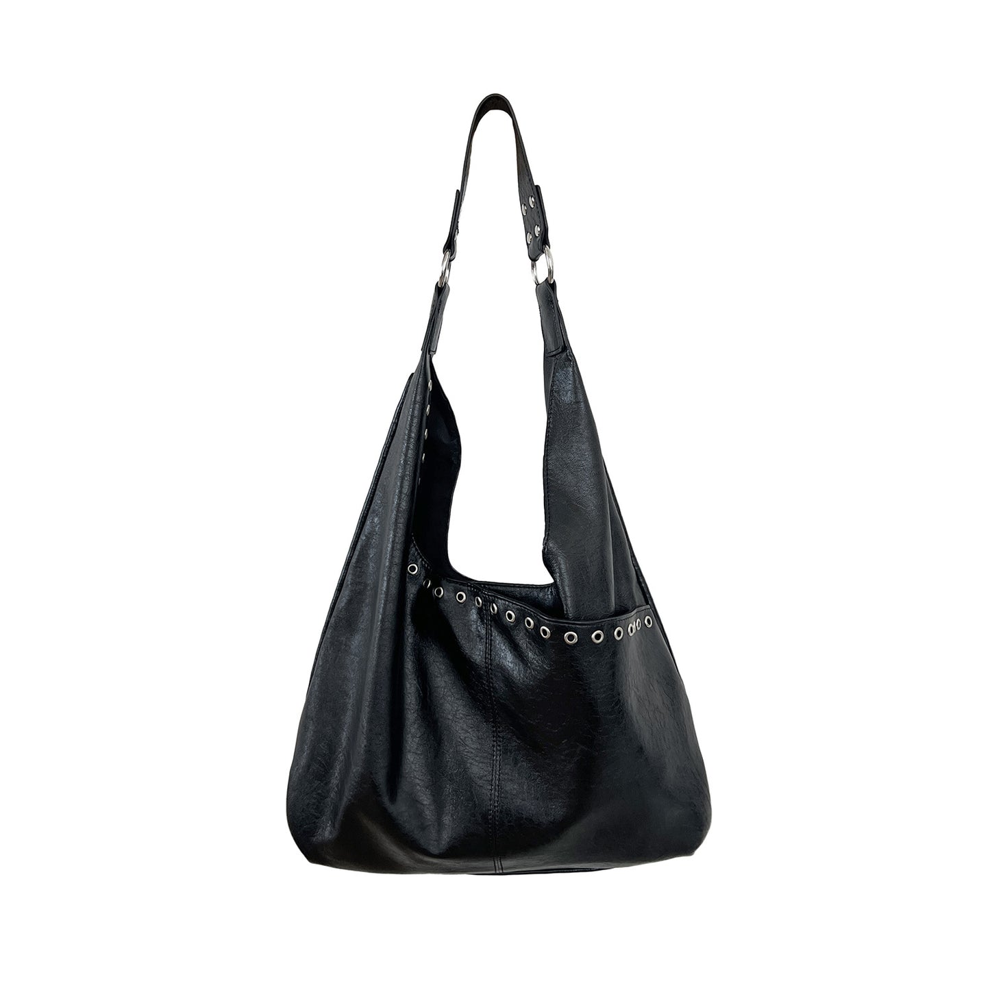 Women's Korean Style Soft Leather Big Fashion Commuter High Sense Women's Shoulder Bag