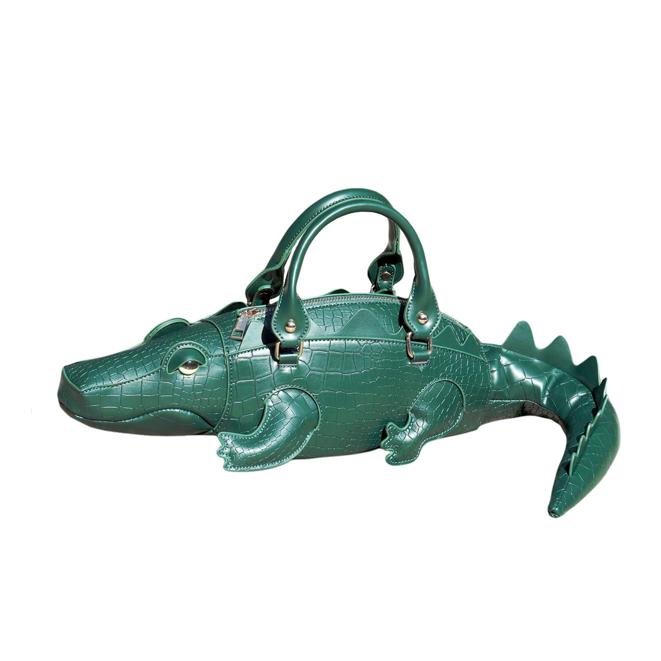 Women's Crocodile Design Creative Personality Punk Bags