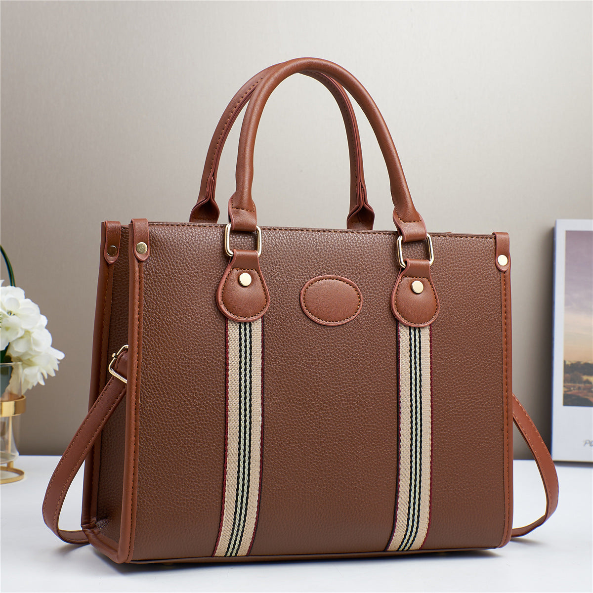 Women's Large Capacity Totes Simple Commute Mother Handbags