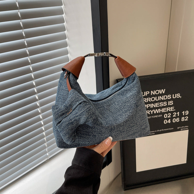 Women's Super Popular Niche Denim Fashion Commuter Bags