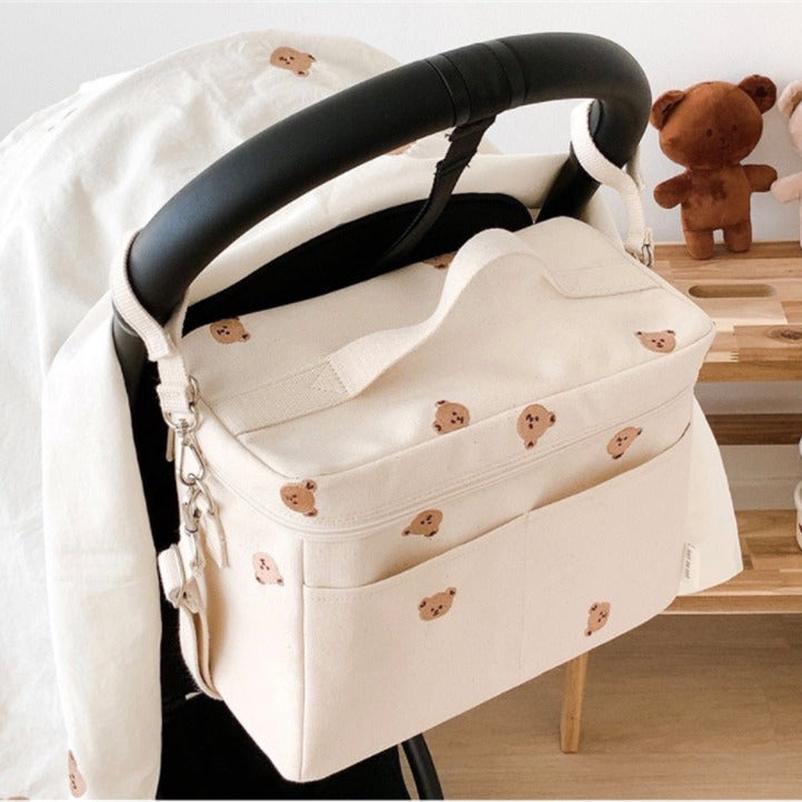 Embroidered Bear Insulated Infant Storage Thermal Bags